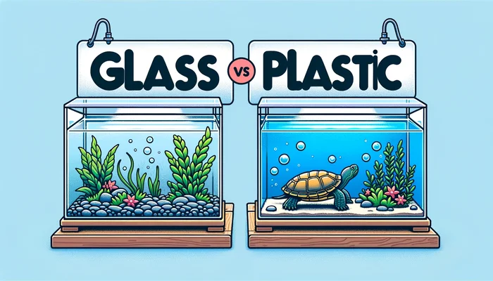 acuario de cristal vs plástico