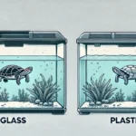 Acuarios de cristal vs plástico: ¿Cuál es mejor para tu tortuga?