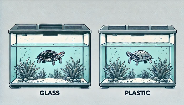 acuario de cristal vs plástico